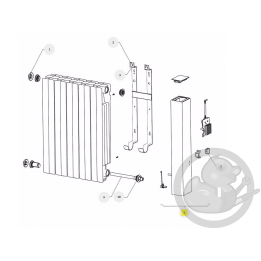 Joue complète Baleares prog 39 radiateur Atlantic Thermor 089385