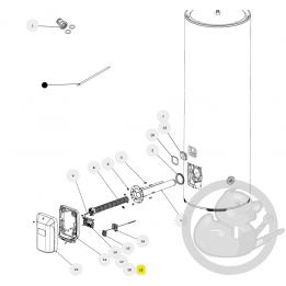 Sonde quantité eau chaude VS 300L T5 chauffe-eau Atlantic Thermor Sauter 026534