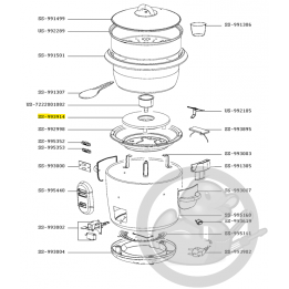 Résistance cuiseur à riz new classic Tefal SS-993914