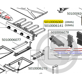 Brûleur inox 28Mb barbecue CAMPINGAZ 5010006060