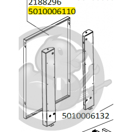 Panneau latéral gauche ou droit - lisse noir barbecue CAMPINGAZ 5010006110