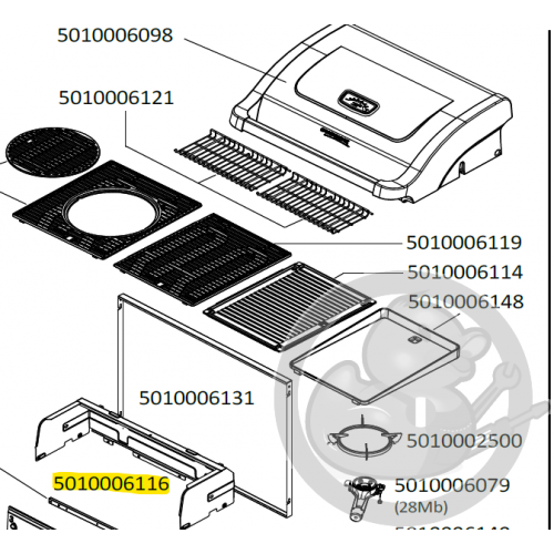 Parevent barbecue CAMPINGAZ 5010006116