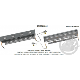 Console + câblage (éclairage + allumage) + tubulure réchaud 28Mb barbecue CAMPINGAZ 5010006301