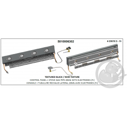 Console + câblage (éclairage + allumage) + tubulure réchaud 28Mb G1/2 barbecue CAMPINGAZ 5010006302