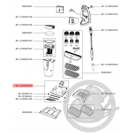 Suceur blanc aspirateur nettoyeur clean&steam Rowenta SS-2230002841