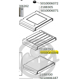 Etagère lisse noire barbecue CAMPINGAZ 5010006086