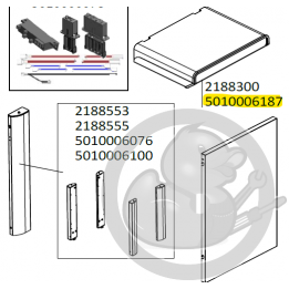 Etagère lisse grise foncée barbecue CAMPINGAZ 5010006187