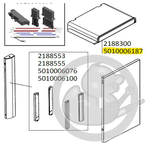 Etagère lisse grise foncée barbecue CAMPINGAZ 5010006187