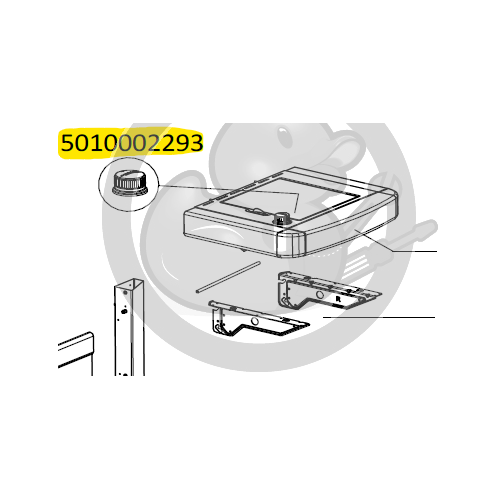 Volant pour réchaud latéral barbecue CAMPINGAZ 5010002293