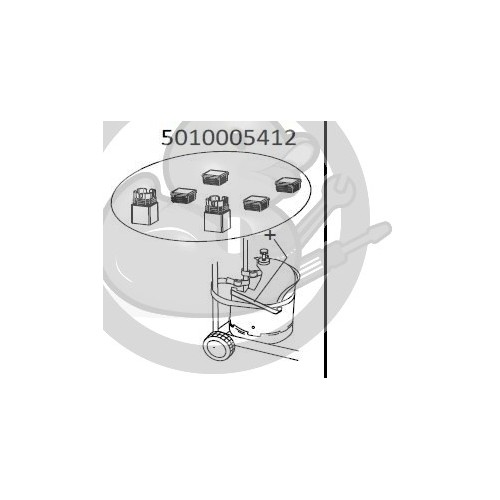 Bouchons pieds + sangle plancha CAMPINGAZ 5010005412