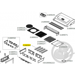 Diffuseur de chaleur acier (X1) barbecue CAMPINGAZ 2188962