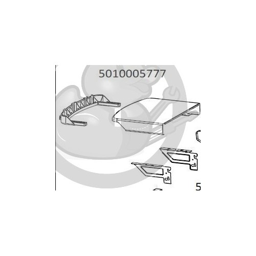 Etagère G ou D + support plancha CAMPINGAZ 5010005777