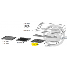 Grille acier émaillée brillante barbecue CAMPINGAZ 2187740