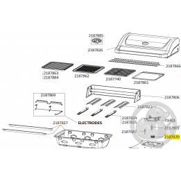 Volant (X3) + volant réchaud latéral barbecue CAMPINGAZ 2187870