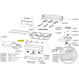 Supports tubulure et robinet réchaud latéral barbecue CAMPINGAZ 2187888