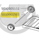 Campingaz barbecue axe roue 3-4 SER WDY-L+CL.L+2RBS L 5010001593