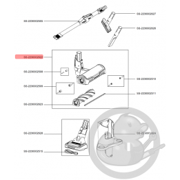 Electro-brosse noire aspirateur Rowenta SS-2230002622