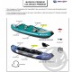 Vessie latérale gauche kayak Sevylor 5010001167