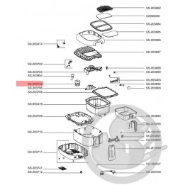 Thermostat + ressort friteuse Moulinex SS-993752