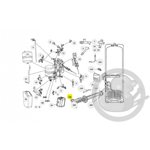 Thermostat BSD tri chauffe-eau Atlantic Thermor 070097 / 029477