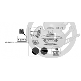 Kit de réparation blender soup&co Moulinex MS-5A08450