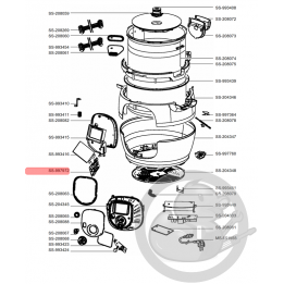 Carte électronique / commande robot cuiseur Cookeo SS-997972