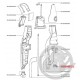 Verrou bac poussière Rowenta RS-2230002046