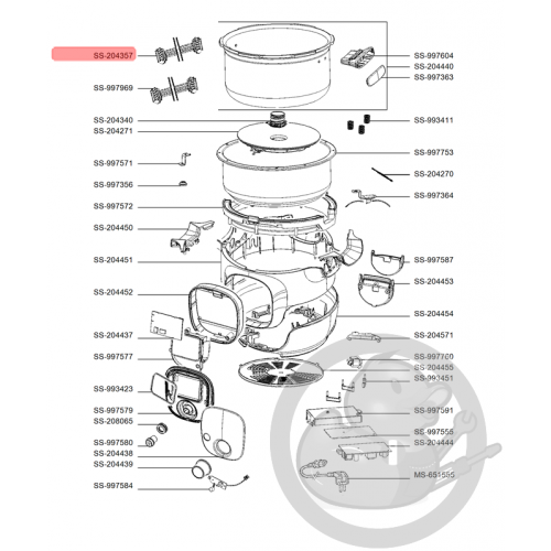 Faisceau multicuiseur intelligent cookeo mini SS-204357