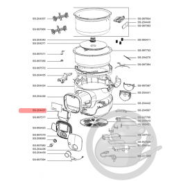 Carte électronique multicuiseur intelligent cookeo mini Moulinex SS-204437