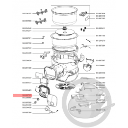 Support cadran multicuiseur intelligent cookeo mini Moulinex SS-997579