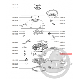 Bague verrou multicuiseur intelligent cookeo mini Moulinex SS-997567