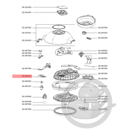 Poussoir bille multicuiseur intelligent cookeo mini Moulinex SS-997612