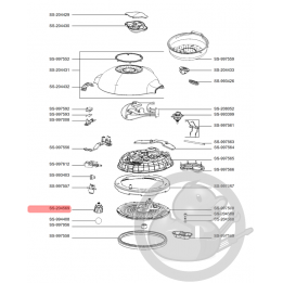 Support bille multicuiseur intelligent cookeo mini Moulinex SS-204569