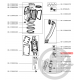 Raccord + joint aspirateur vapeur clean&steam Rowenta RS-2230002253
