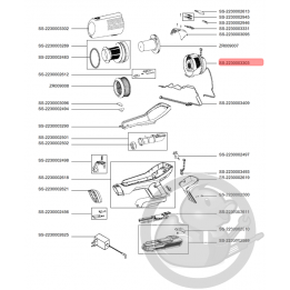 Moteur complet aspirateur à main xforce Rowenta SS-2230003303