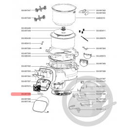 Carte électronique wifi multicuiseur intelligent cookeo touch mini Moulinex SS-997359