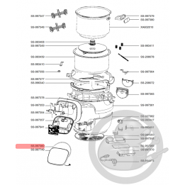 Joint écran multicuiseur intelligent cookeo touch mini Moulinex SS-997360