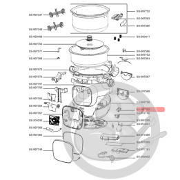 Support multicuiseur intelligent cookeo touch mini Moulinex SS-997562