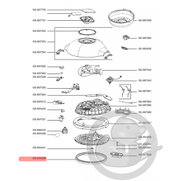 Joint couvercle multicuiseur intelligent cookeo touch mini Moulinex SS-204259