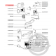 Bac séparateur rouge aspirateur à main Xforce flex Rowenta SS-2230003293