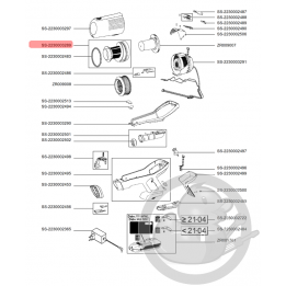 Séparateur gris aspirateur à main Xforce flex Rowenta SS-2230003289
