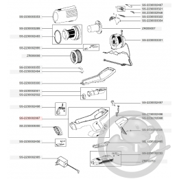 Corps noir aspirateur à main Xforce flex Rowenta SS-2230002997