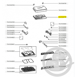 Réflecteur + verrou optigrill 4en1 et 2en1 Tefal TS-01044750