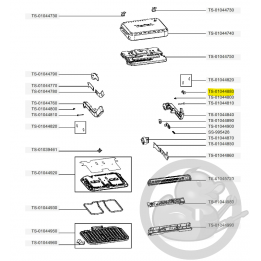 Bouton verrou optigrill 4en1 et 2en1 Tefal TS-01044880