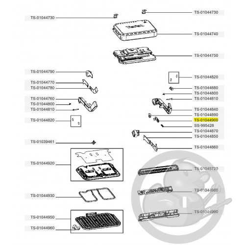 Levier optigrill 4en1 et 2en1 Tefal TS-01044900