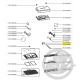 Cache arrière droit optigrill 4en1 et 2en1 Tefal TS-01044850