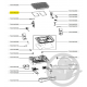 Résistance inférieure optigrill 4en1 et 2en1 Tefal TS-01045210