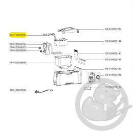 Poignée friteuse clear duo Tefal SS-9100052185