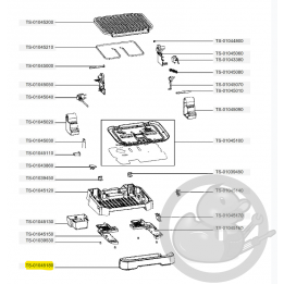 Bac avant optigrill 4en1 et 2en1 Tefal TS-01045180