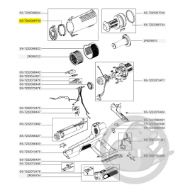 Joint bac séparateur aspirateur à main Xforce flex Rowenta SS-7222066743